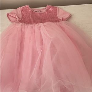 Pink baby Lulu dress flower girl